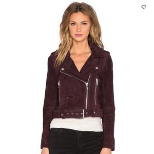 BLANKNYC Suede Moto Jacket